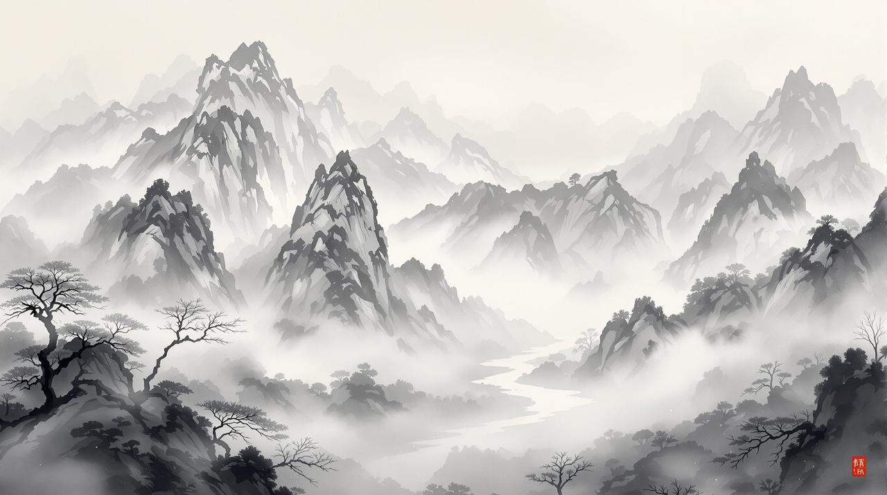 墨韵山水：中国画卷 - 秋霞影院HD高清在线观看
